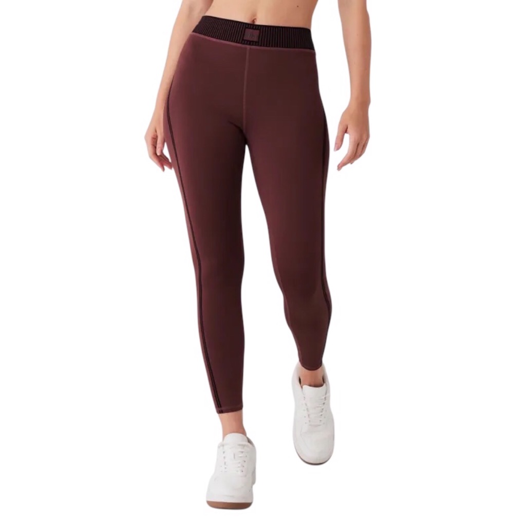 Alo Yoga Airlift High-Waist 7/8 Line Up Legging Cherry Cola Xs